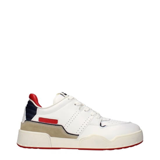 Isabel Marant Witte Leren Lage Sneakers - Image 1
