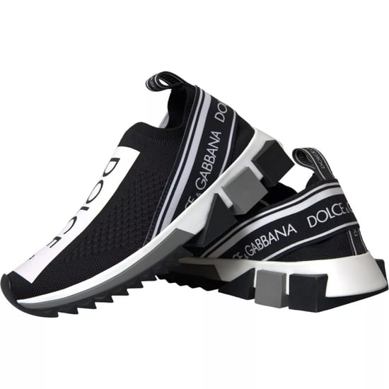 Dolce & Gabbana Zwart Witte Slip On Sorrento Sneakers Schoenen - Image 3