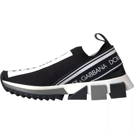 Dolce & Gabbana Zwart Witte Slip On Sorrento Sneakers Schoenen - Image 4