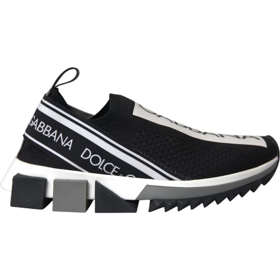 Dolce & Gabbana Zwart Witte Slip On Sorrento Sneakers Schoenen - Image 5