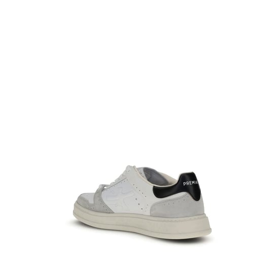 Premiata Witte Kalfslederen Bos Taurus Lage Sneakers - Image 3