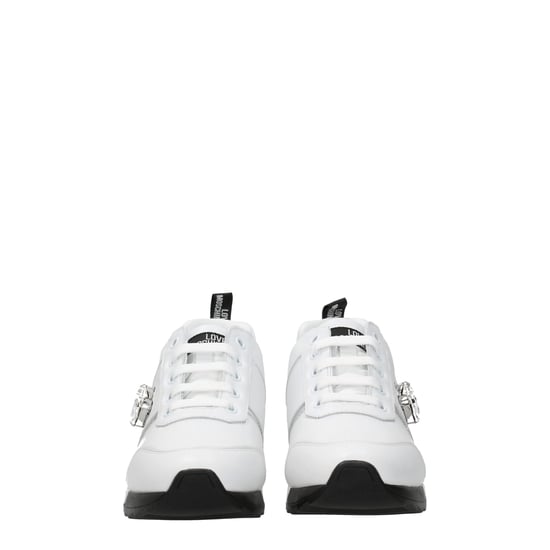 Love Moschino Witte Leren Lage Sneakers - Image 3