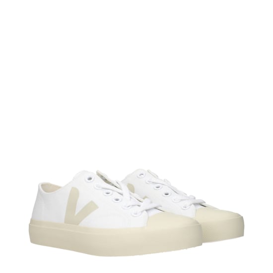 Veja Witte Stoffen Lage Sneakers - Image 2