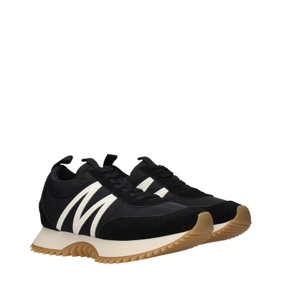 Moncler Zwarte Stoffen Lage Sneakers - Image 2