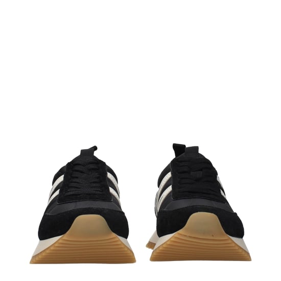 Moncler Zwarte Stoffen Lage Sneakers - Image 3