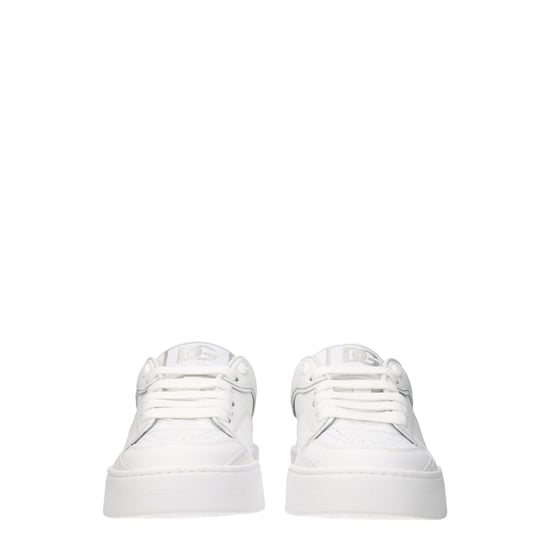 Dolce & Gabbana Vita Läder Låg Top Sneakers - Image 3