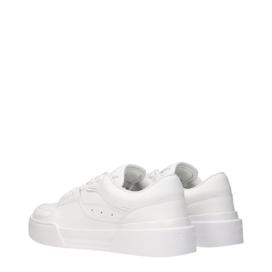Dolce & Gabbana Vita Läder Låg Top Sneakers - Image 4