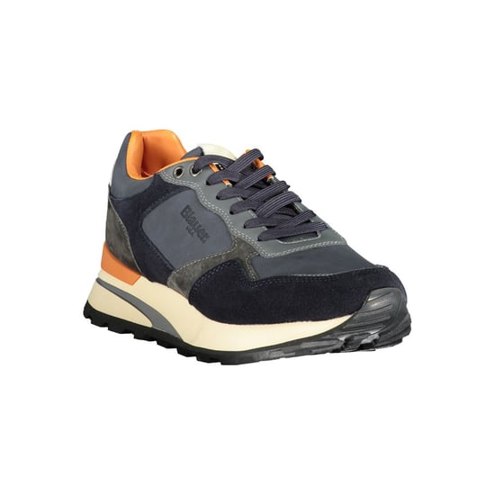 Blauer Blau Polyurethane Heren Sneakers - Image 2