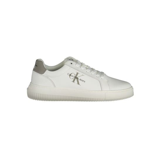 Calvin Klein Witte Leren Sneakers voor Mannen - Image 1