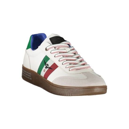 Esercito 1659 White Polyurethane Men's Sneaker - Image 2