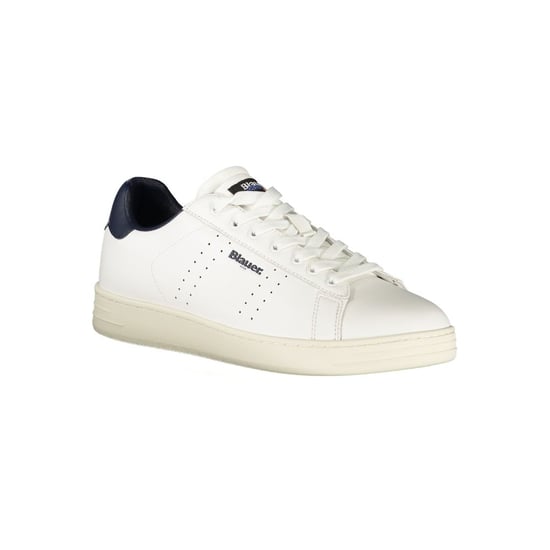 Blauer Witte Polyurethaan Sneakers voor Mannen - Image 2