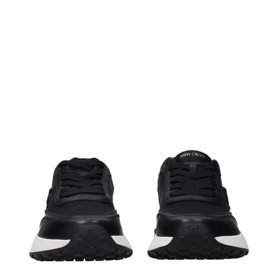 Jimmy Choo Zwarte Stoffen Sport Sneakers - Image 3
