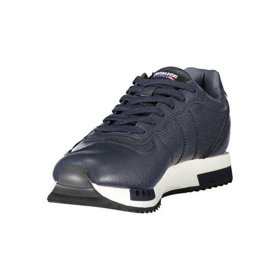 Blauer Blau Polyurethaan Heren Sneakers - Image 3