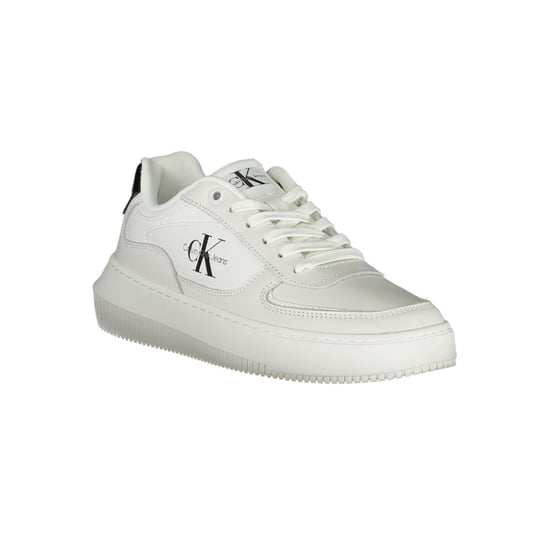 Calvin Klein Vit Läder Sneakers för Kvinnor - Image 2