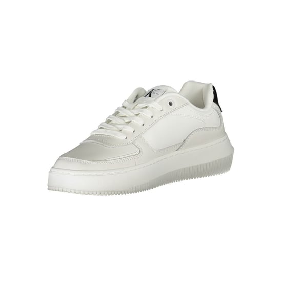 Calvin Klein Vit Läder Sneakers för Kvinnor - Image 3