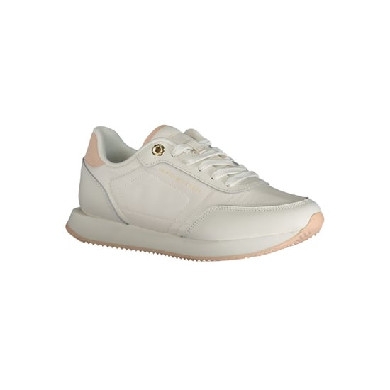 Tommy Hilfiger Bianco Läder Sneakers för Kvinnor - Image 2