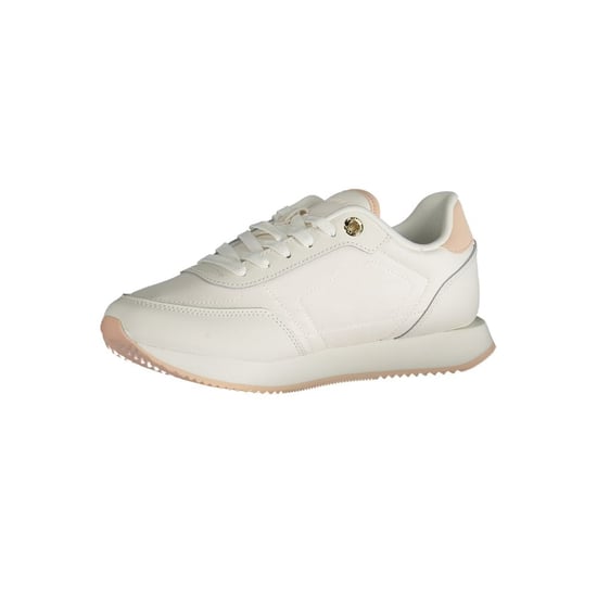 Tommy Hilfiger Bianco Läder Sneakers för Kvinnor - Image 3