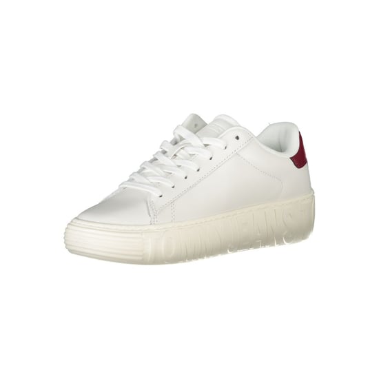 Tommy Hilfiger Vita Läder Sneakers för Kvinna - Image 2