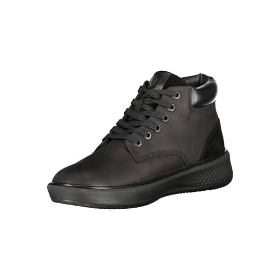 Lumberjack Zwarte Leren Sneakers Voor Mannen - Image 3