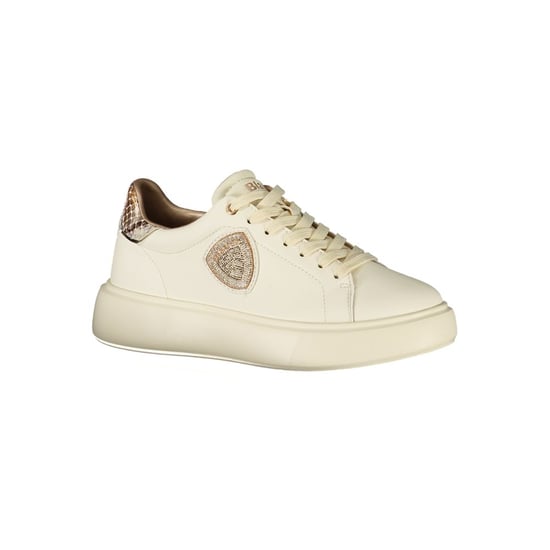 Blauer Beige Polyuretan Kvinnor Sneaker - Image 2