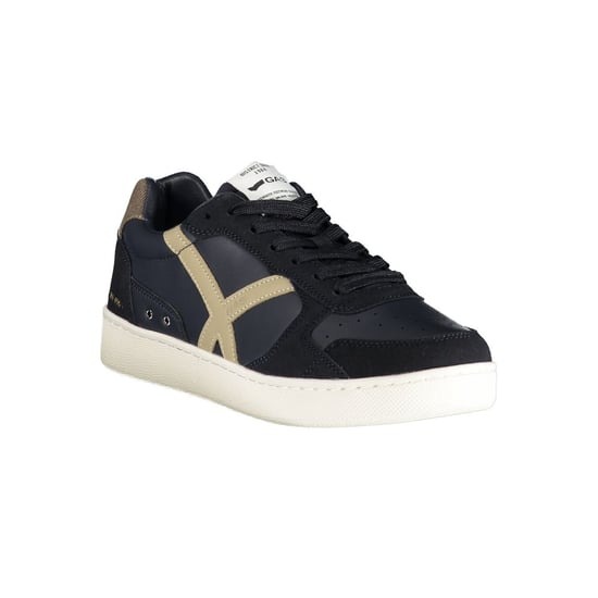 Gas Blauw Polyurethaan Heren Sneakers - Image 2