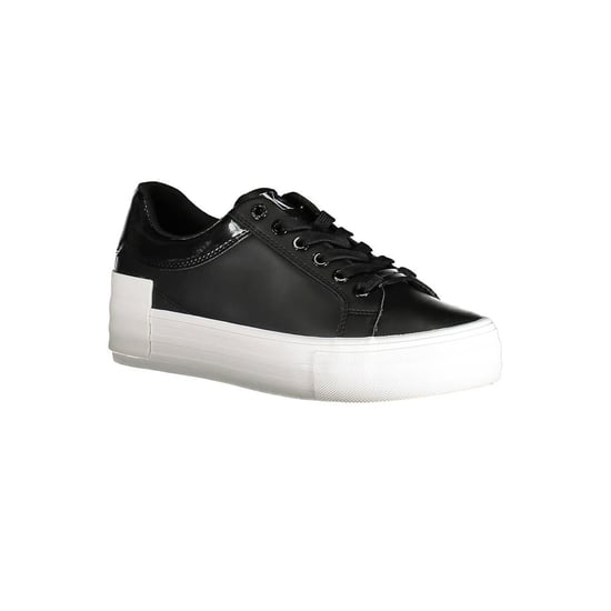 Calvin Klein Svart Läder Sneakers för Dam - Image 3