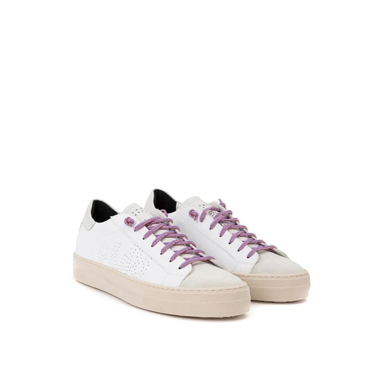 P448 Witte Leren Atletische Sneakers - Image 5