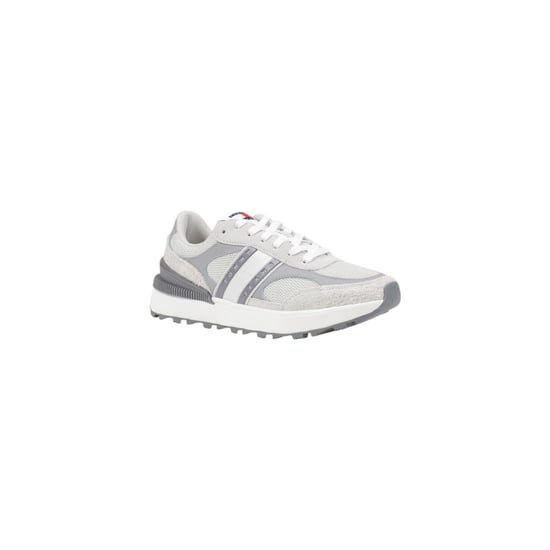 Tommy Hilfiger Jeans Gray Suede Leather Athletic Sneakers - Image 2