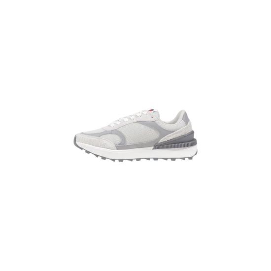 Tommy Hilfiger Jeans Gray Suede Leather Athletic Sneakers - Image 3