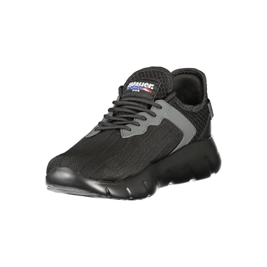 Blauer Zwarte Polyester Heren Sneakers - Image 3