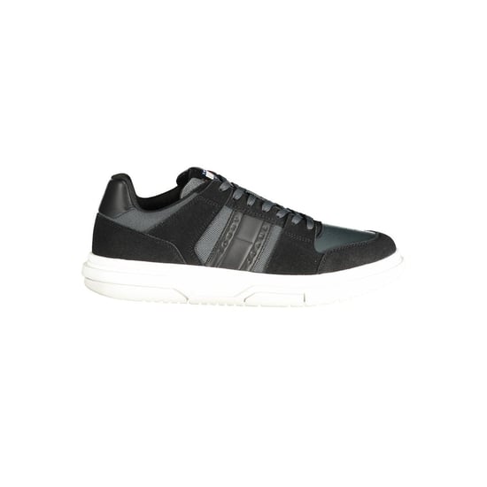 Tommy Hilfiger Zwarte Leren Heren Sneakers - Image 1
