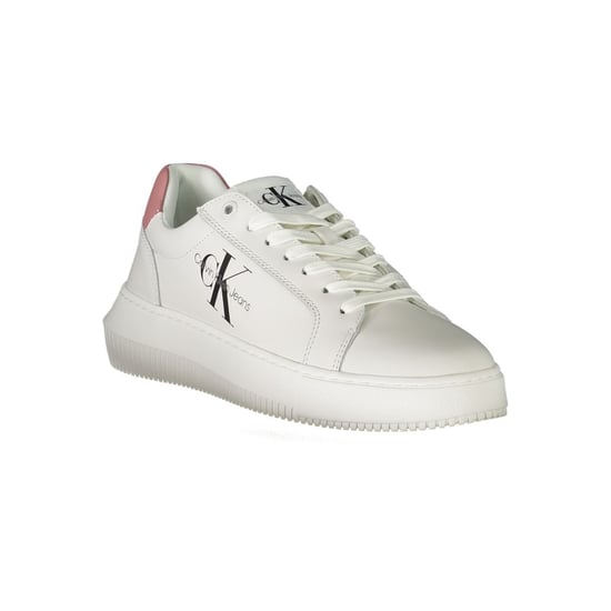Calvin Klein Witte Leren Dames Sneaker - Image 2