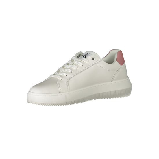 Calvin Klein Witte Leren Dames Sneaker - Image 3