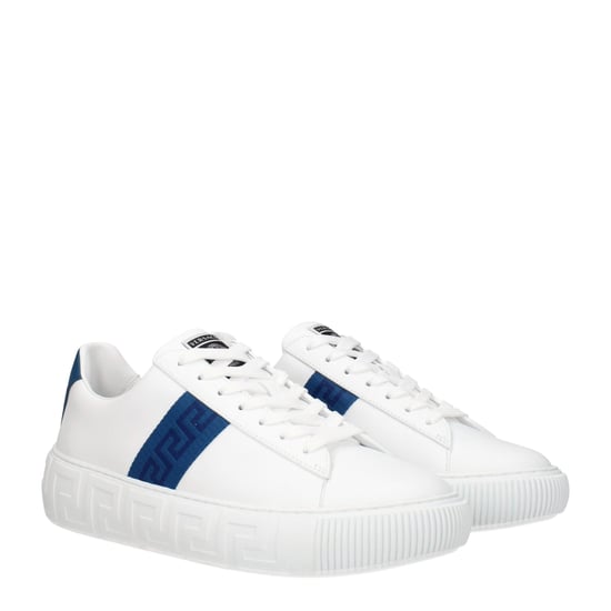 Versace Witte Leren Lage Sneakers - Image 2