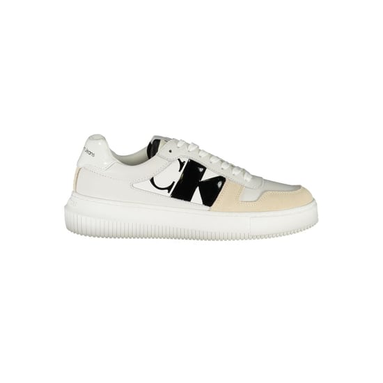 Calvin Klein Elegante Witte Veterschoenen met Contrastdetail - Image 1