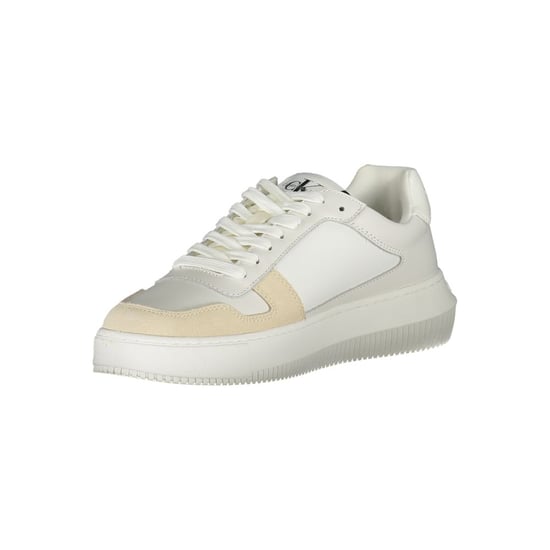 Calvin Klein Elegante Witte Veterschoenen met Contrastdetail - Image 3