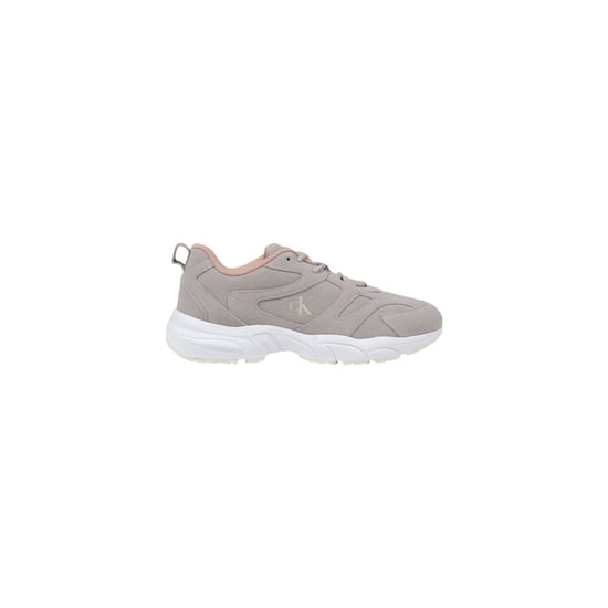 Calvin Klein Jeans Grijze Kunstlederen Sport Sneakers - Image 1