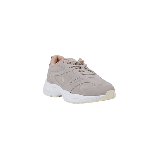 Calvin Klein Jeans Grijze Kunstlederen Sport Sneakers - Image 2