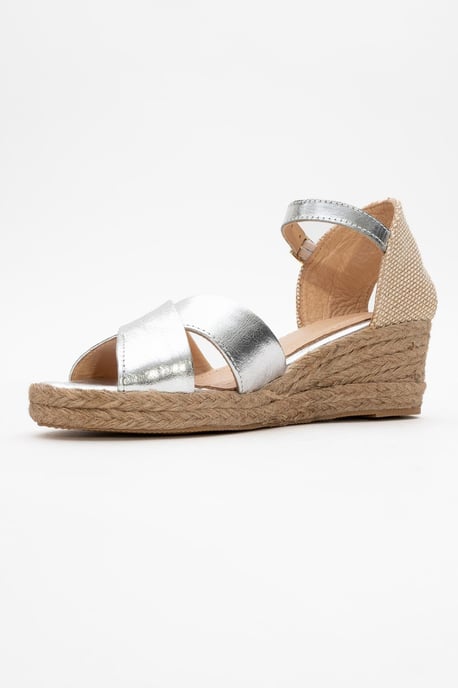 Miria Leren Platform Espadrille (Dames) - Image 5