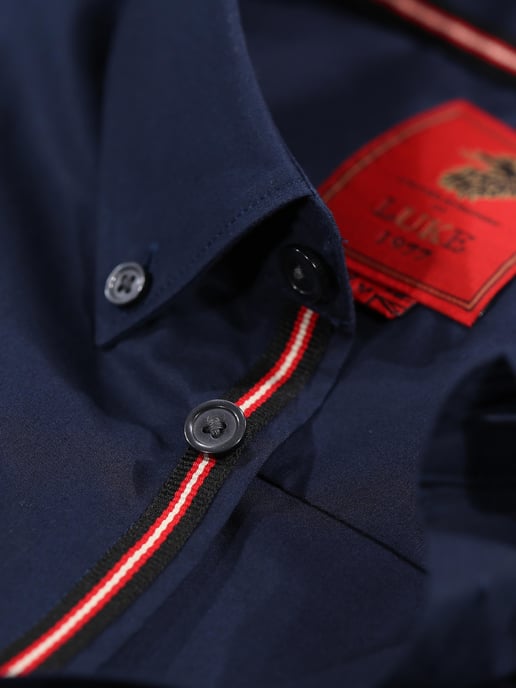 Luke 1977 Junior Ironbridge Shirt in Navy - Image 3