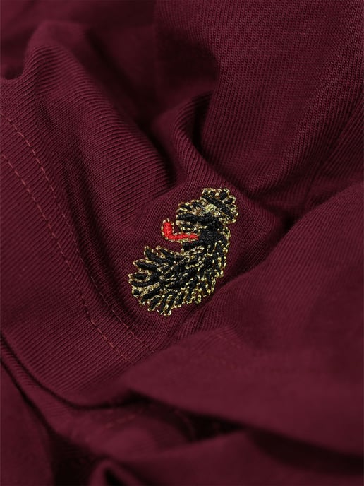 Luke 1977 Junior Trous Shorts in Claret - Image 4
