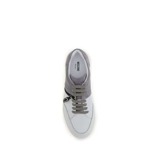 Moschino Multi-kleur Kalfsleer Bos Taurus Lage Sneakers - Image 4