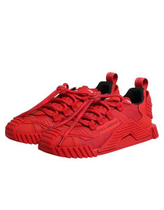 Dolce & Gabbana Rode Logo Kanten Lage NS1 Sneakers Schoenen - Image 5