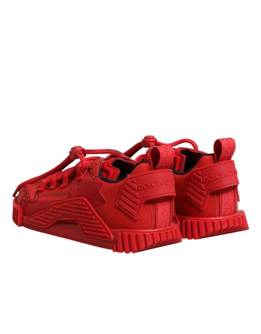 Dolce & Gabbana Rode Logo Kanten Lage NS1 Sneakers Schoenen - Image 6