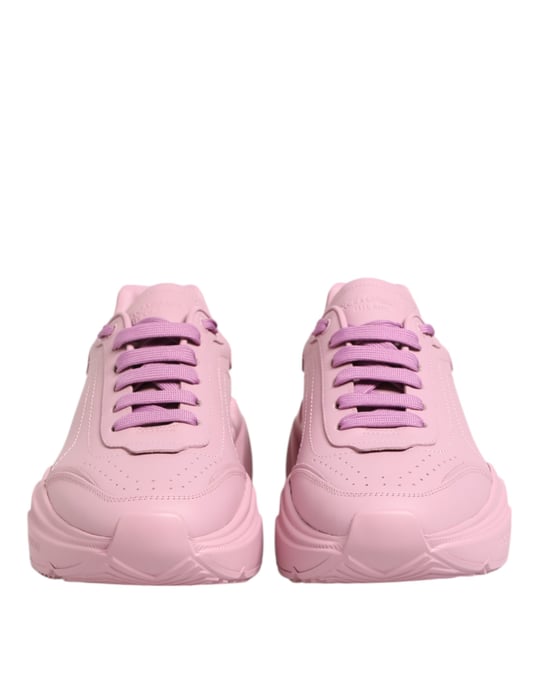 Dolce & Gabbana Roze Leren Daymaster Lage Sneakerschoenen - Image 2