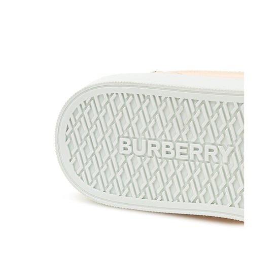 Burberry Rosa Läder Låga Sneakers - Image 6