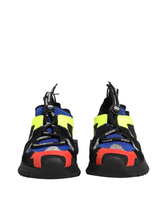Dolce & Gabbana Flerfärgade Lågklackade Sorrento Sneakers Skor - Image 3