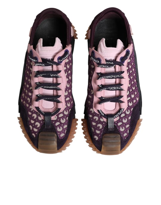 Dolce & Gabbana Multicolor Logo Lage NS1 Sneakers Schoenen - Image 4