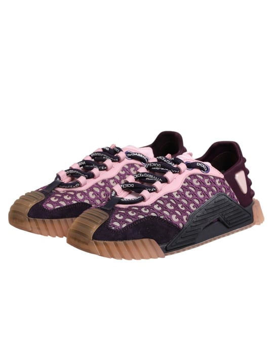 Dolce & Gabbana Multicolor Logo Lage NS1 Sneakers Schoenen - Image 5