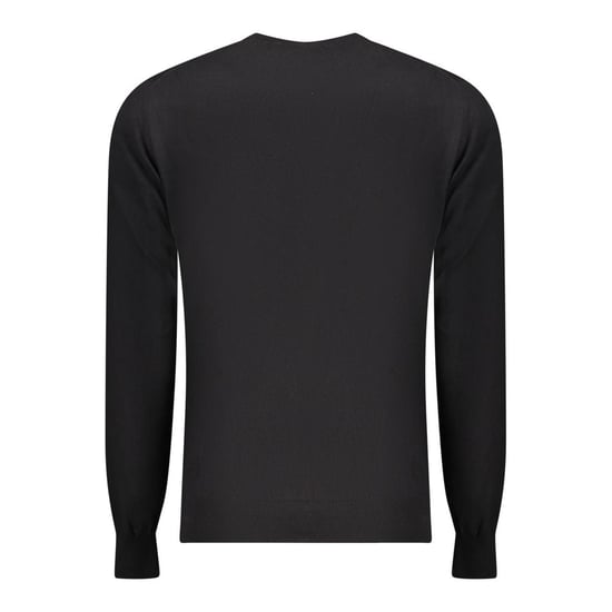 Accademia Militare Zwarte Katoenen Heren Sweater - Image 2